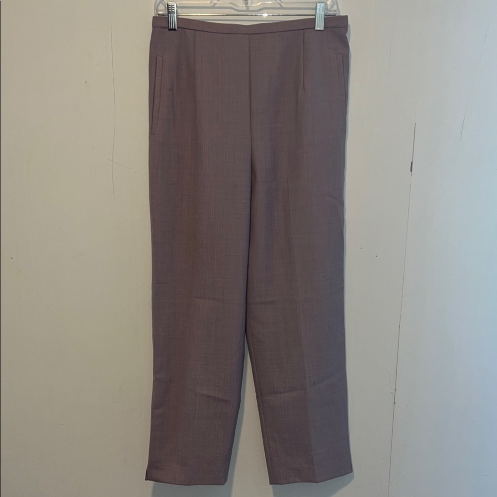Vintage Pendleton Women's Lilac Pants Slacks Virgin Wool Size 14 P 0318267